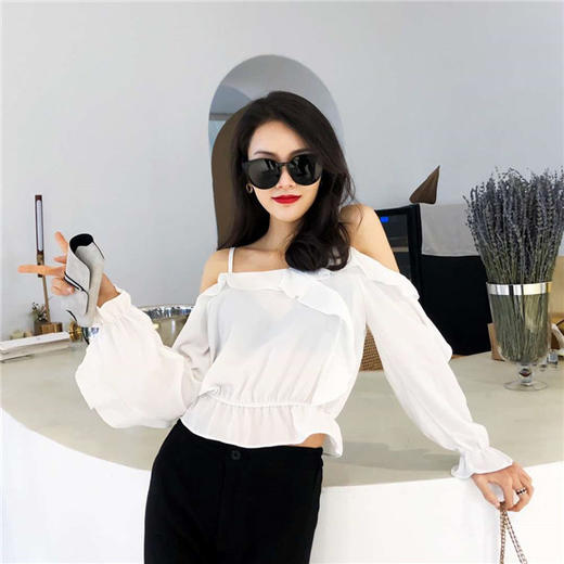 【现货秒发】韩国东大门gm墨镜新款秦岚同款范冰冰同款猫眼大V眼镜 商品图11