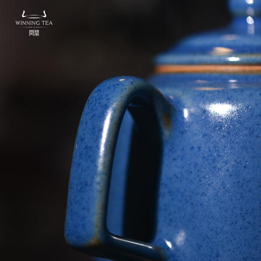 问鼎汝瓷黛蓝系列经典款金钟壶（缺货） 商品图3