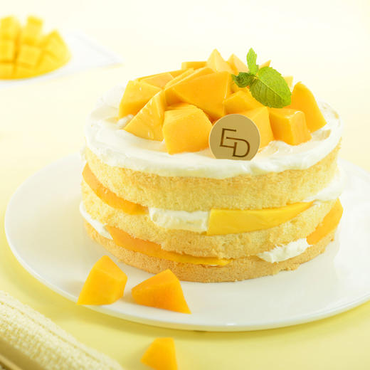 流金岁月芒果裸蛋糕当天下单可送达