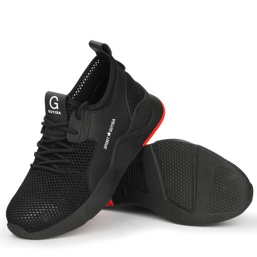 透气劳保鞋男钢包头防砸防刺穿舒适防臭耐磨工作安全鞋新款 商品图5