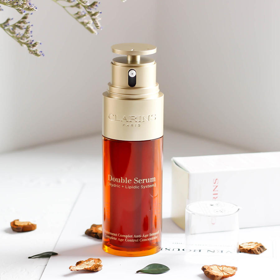 现货▲法国娇韵诗双萃精华焕活黄金黄金双管 焕活修护抗初老熬夜 50ml