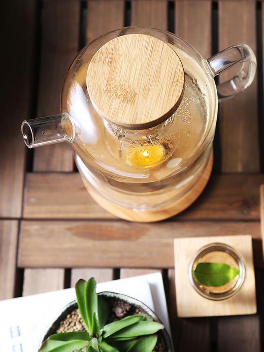 摩登主妇日式耐热玻璃茶具套装家用带滤网茶壶泡茶壶花茶壶烧水壶 商品图2