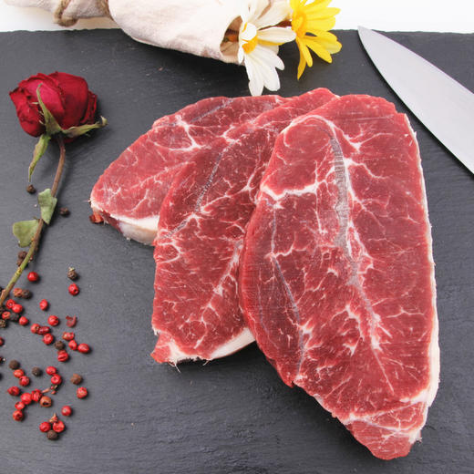 草饲板腱澳洲进口安格斯牛原切板腱牛排300g
