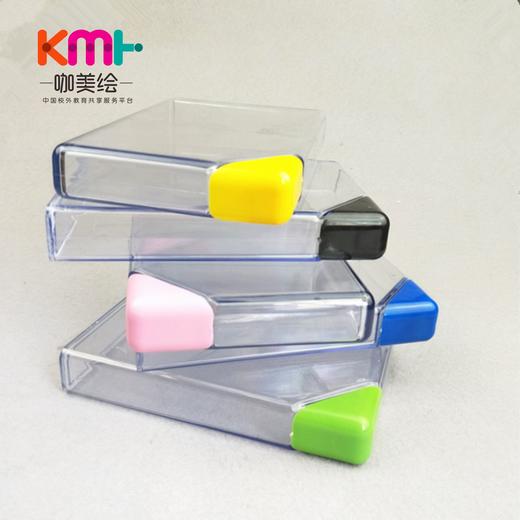 创意个性正方形透明塑料包包杯 三角盖水杯 商品图4