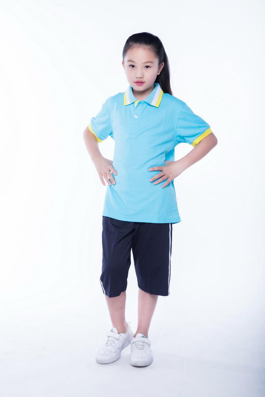 平和小学生校服男女夏装2件套
