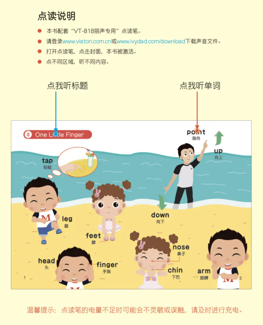 作废 常青藤爸爸40首英文儿歌单词点读书