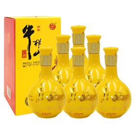 【推荐】北京牛栏山二锅头 百年牛栏山 百年特酿9号52度浓香型白酒500ml 6瓶整箱