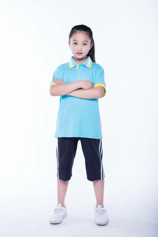 平和小学生校服男女夏装2件套