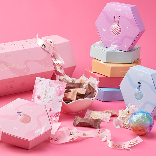 圣诞礼星球蜜语巨型糖果造型礼盒