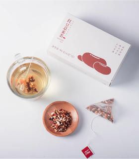 [买2发3，买3发5]红豆薏米茶 | 茶香味甘冲饮方便。一盒15袋三角茶包。