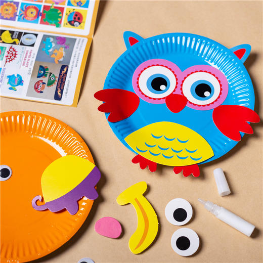 创意纸盘贴画幼儿园亲子手工礼盒 商品图4