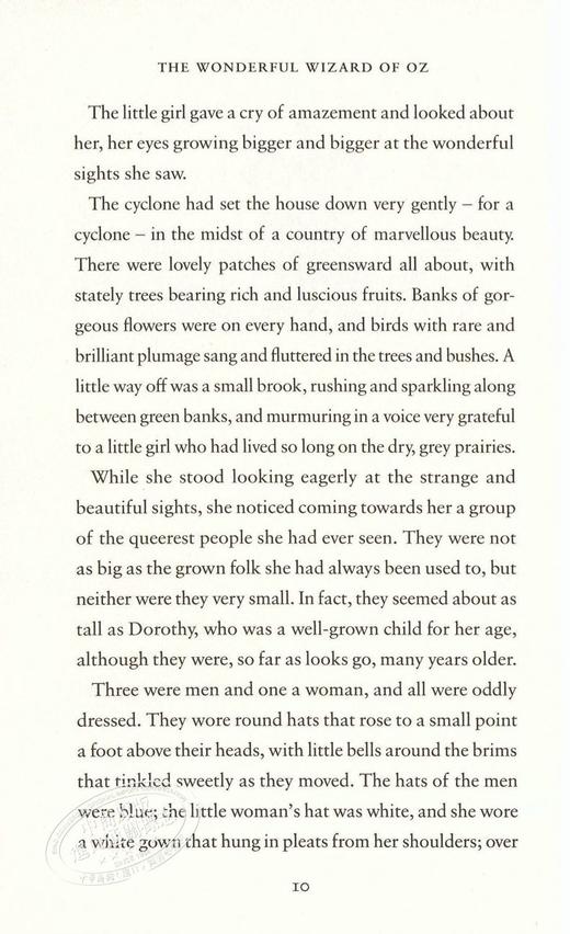 【中商原版】绿野仙踪 英文原版 The Wonderful Wizard of Oz 儿童文学经典 童话故事 儿童小说 商品图2