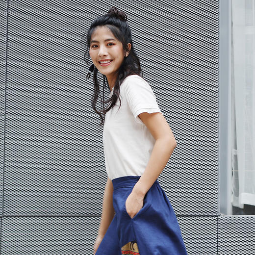 白羽毛边短袖T恤 | 夏季内搭必备 商品图1