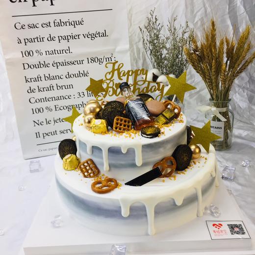 轻奢蛋糕（图中不使用金粉） 商品图3