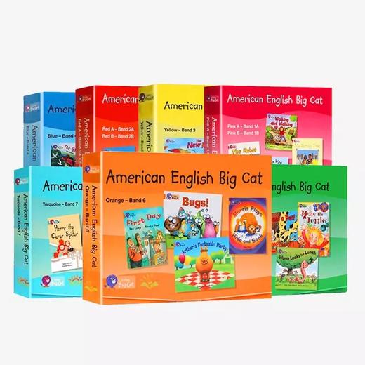 【3-15岁】Big Cat 美版柯林斯大猫分级阅读系列 1-10级 配套练习册 赠原声音频 支持点读 商品图1