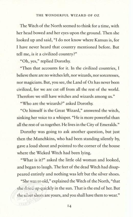 【中商原版】绿野仙踪 英文原版 The Wonderful Wizard of Oz 儿童文学经典 童话故事 儿童小说 商品图3