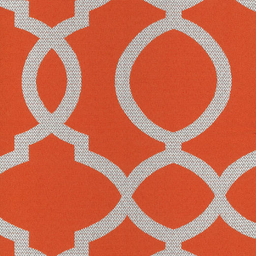 15260204/202.204 爱仕沃玛（axroma）大几何-杏子橙Vanity Tuscan大提花装饰面料适用于室内、户外和酒店工程 商品图0