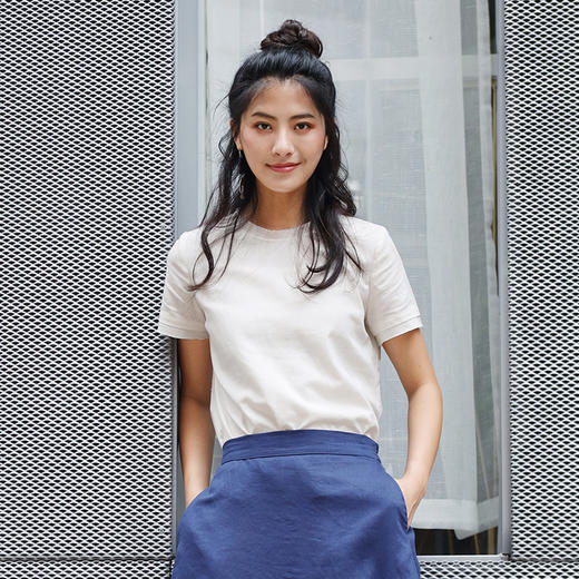 白羽毛边短袖T恤 | 夏季内搭必备 商品图0