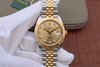 长荣『vs包金』劳力士星期日历型41和36毫米日志，颠覆以往传统工艺！一：904L精钢。二：18厚金部分采用台湾zui新铸金技术，比市场一般的“包金”耐用三倍，搭配正品一致的工艺，正品原版开模无破绽 商品缩略图3