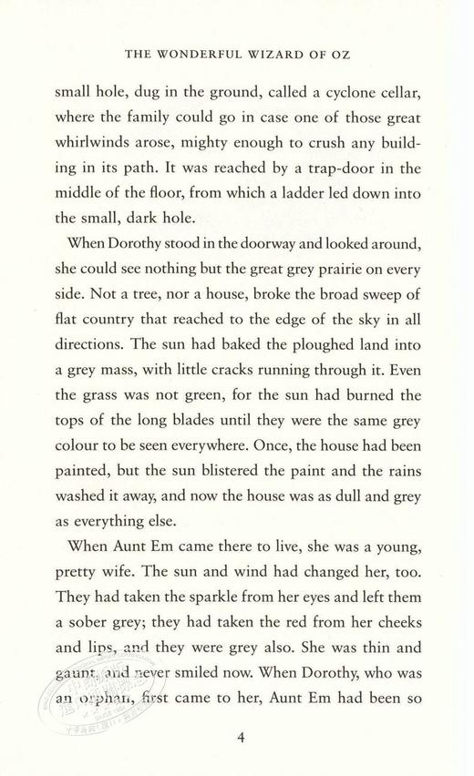 【中商原版】绿野仙踪 英文原版 The Wonderful Wizard of Oz 儿童文学经典 童话故事 儿童小说 商品图1