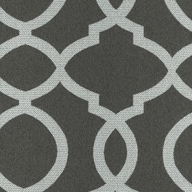 15260904/702.204 爱仕沃玛（axroma）大几何-石墨黑Vanity Charcoal大提花装饰面料适用于室内、户外和酒店工程