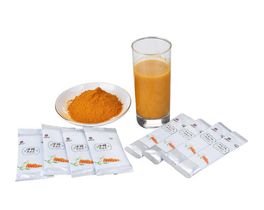 改善睡眠 调理肠胃 降三高万能的阿勒泰纯天然沙棘粉（30包*5g/包） 商品图1