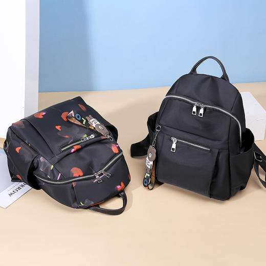 QY-433夏季新款时尚印花牛津布大容量背包 商品图2