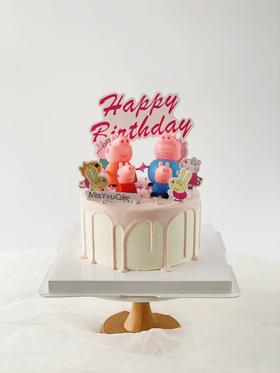 定制款蛋糕 - 小猪佩奇