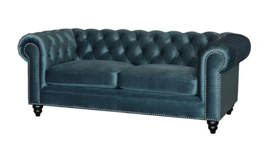 NS家居nsfurniture软包拉点布艺三人位沙发NSSF-5137-200 KD 商品图1