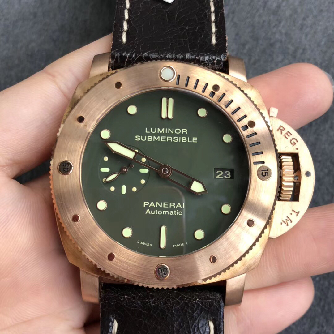 vs沛纳海pam382直径47mm搭载p9000自动上链机芯大家常说硬汉风格什么