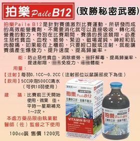 【维生素B12】鸽子赛马 斗鸡 比赛赛鸽注射剂100ml 高效能营养剂 大赢家独门秘方 致胜秘密武器 (拍乐paile)