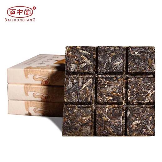 百中堂 2013年金象乔木方砖 高山头春普洱茶 生茶100g 商品图1