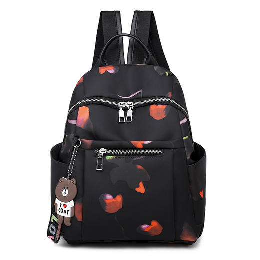 QY-433夏季新款时尚印花牛津布大容量背包 商品图0