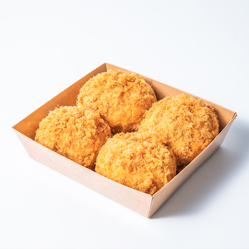 【新品】原味肉松小贝,2盒共8个,咸香酥软的金黄外衣,绵柔轻滑的饱满