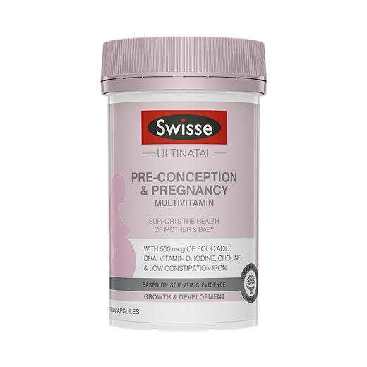 swisse孕前孕中哺乳期复合维生素胶囊180粒