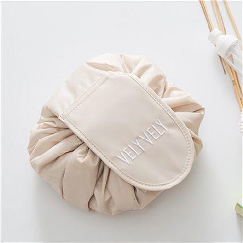 抖音懒人化妆包便携旅行收纳袋 大容量防水抽绳洗漱包 商品图5