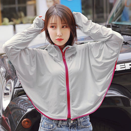 【冰凉降温 降温5°C】防紫外线 UPF40冰丝轻薄面料 护脖护脸设计 弧形大帽檐 防雨防蚊虫更防晒 商品图1