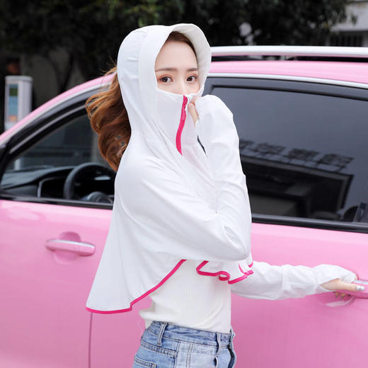 【冰凉降温 降温5°C】防紫外线 UPF40冰丝轻薄面料 护脖护脸设计 弧形大帽檐 防雨防蚊虫更防晒 商品图5