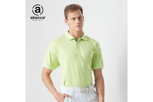 abacus男士短袖t恤高尔夫服装男高尔夫男士短袖高尔夫衣服绿色xl