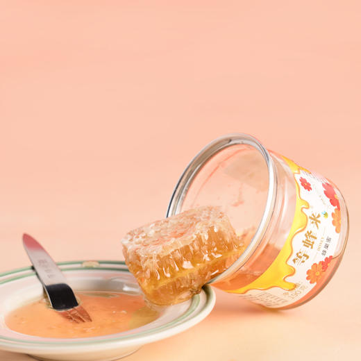 【蜂巢蜜】等蜂来蜂巢蜜190g/罐，嚼着吃的巢蜜，一份罐装的天然零食 商品图2