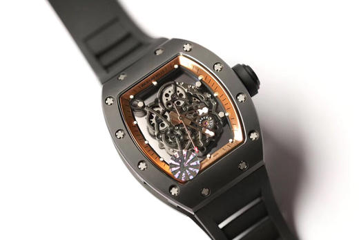 RICHARDMILLE 理查德·米勒 RM055系列！陶瓷上下表壳是台湾进口由ATPT陶瓷经历处理后形成Y-TZP陶瓷经高科技防手纹技术后呈现细腻柔润的敖亚黑色材质此色质厉经百年不变 商品图2