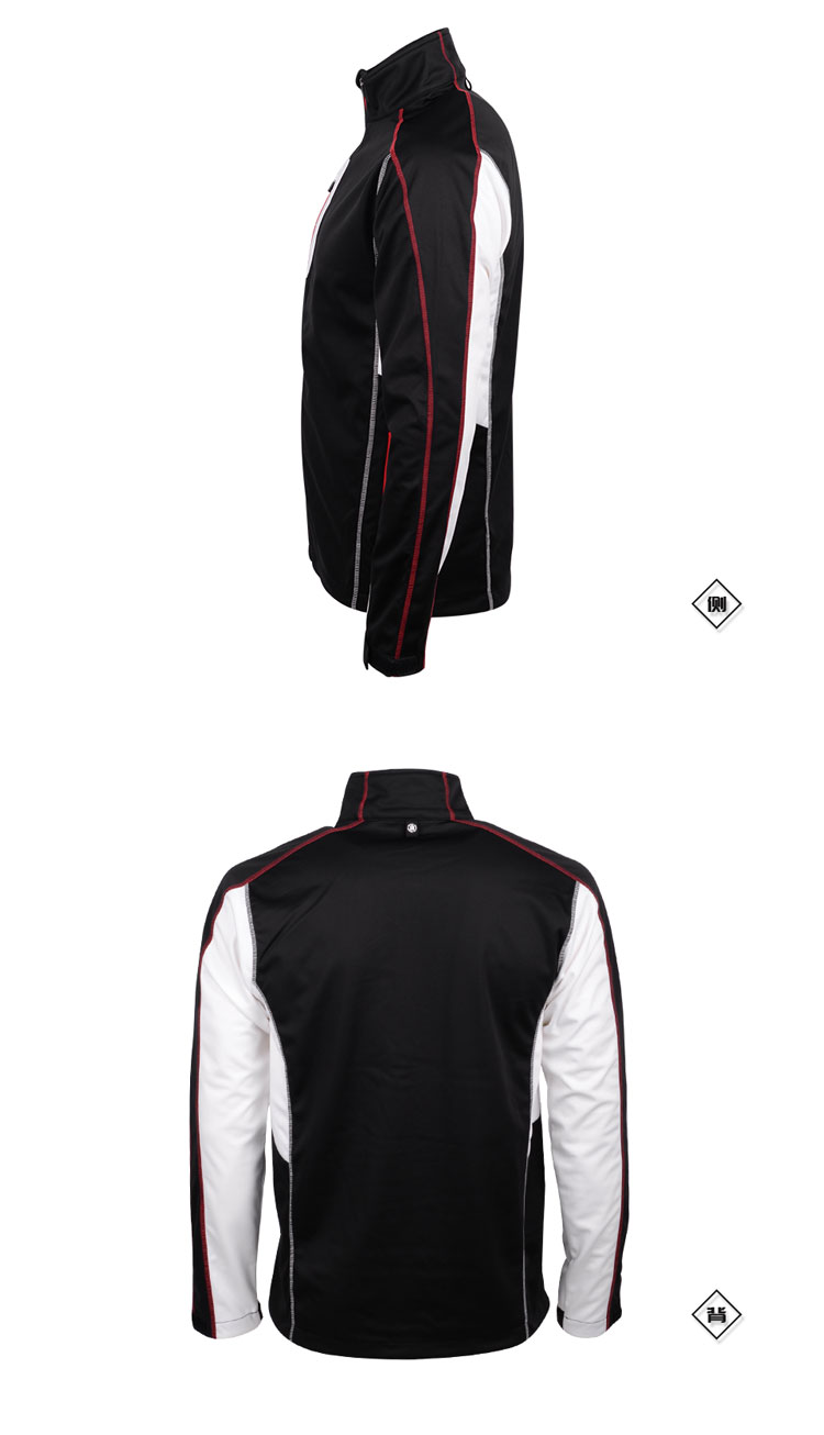 新款abacus高尔夫衣服男士外套夹克高尔夫服装户外保暖衣golf服装黑白