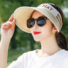 YW-空顶帽夏天太阳防晒遮脸草帽 商品缩略图2