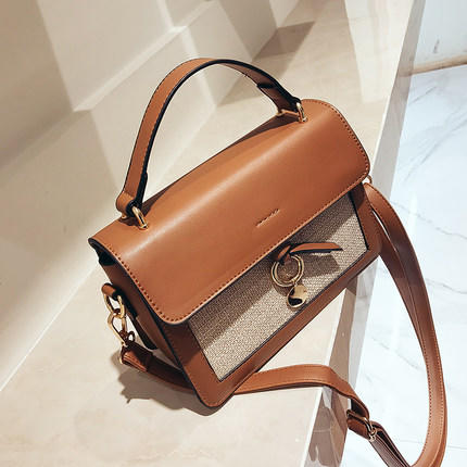 麦芭熊包包女2019新款百搭时尚质感小方包单肩斜挎包宽带
