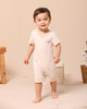 棉果果夏季新疆彩棉纯棉男童女童短袖对开连体衣连身衣哈衣M201722119209 商品缩略图1