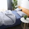 老米优品 / 无印工厂直供 水洗棉渐变条纹VS渐变格纹，百昏百水洗棉四件套床品！ 商品缩略图9