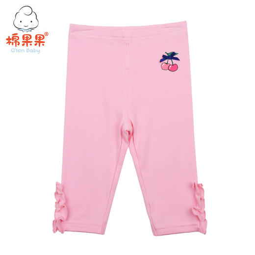 棉果果夏季女童七分打底裤M222206219267 商品图0