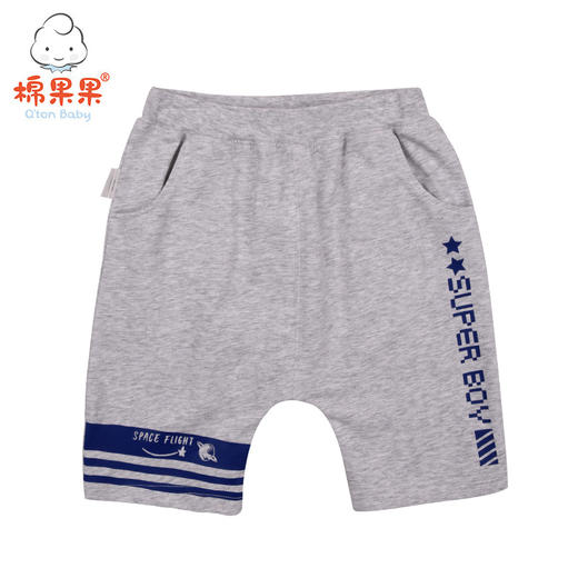 棉果果夏季男童小毛圈拉裆七分裤M212201219286 商品图2