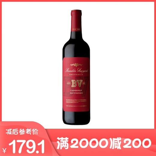 BV璞立酒庄 红酒 加州系列赤霞珠750ml 商品图0