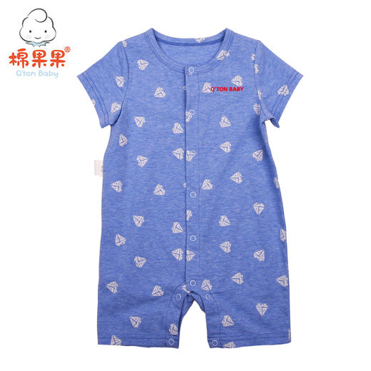 棉果果夏季男童帆船对开连体衣M212722219300 商品图0